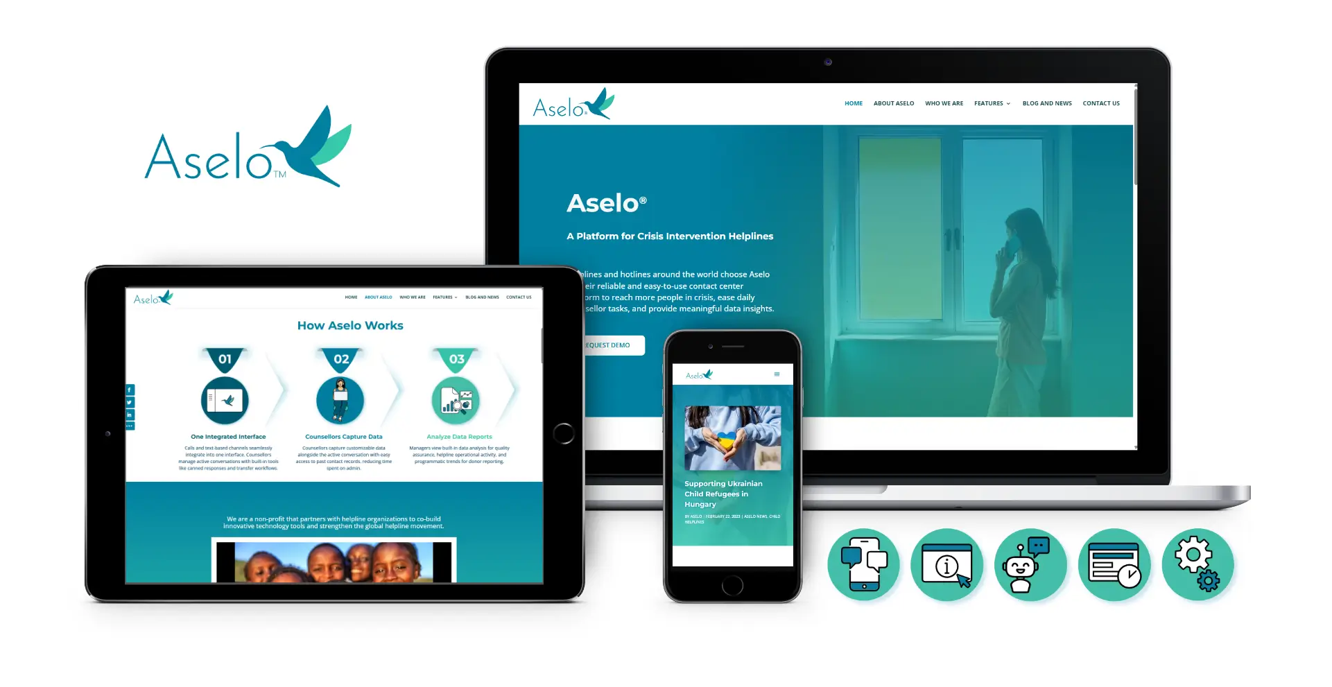 Aselo - Website and graphics
