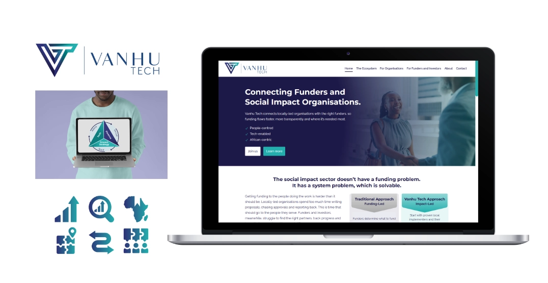 Vanhu Tech - website and graphic design